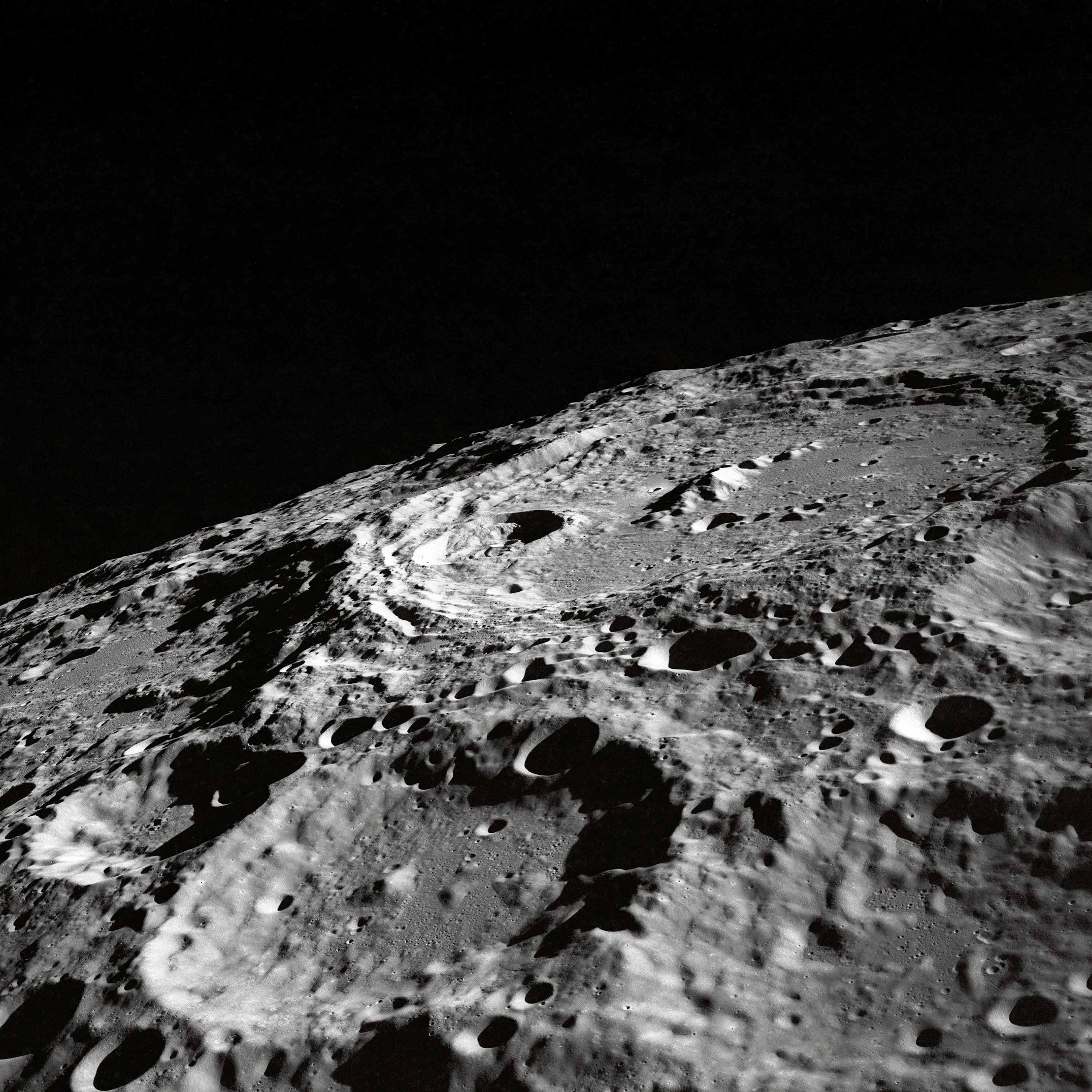 Surface from the Lunar surface captured by NASA mission