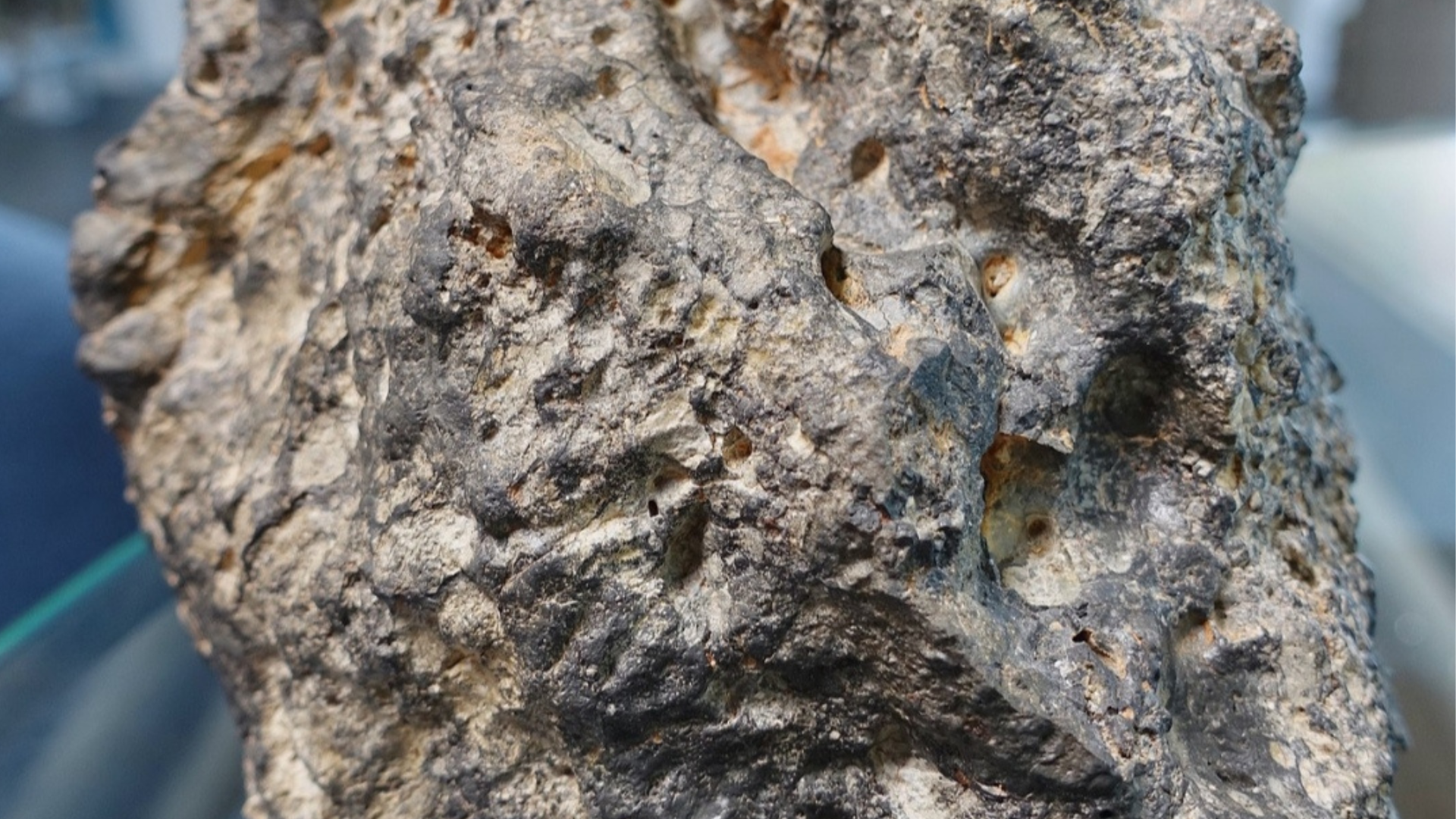 A large lunar stone 