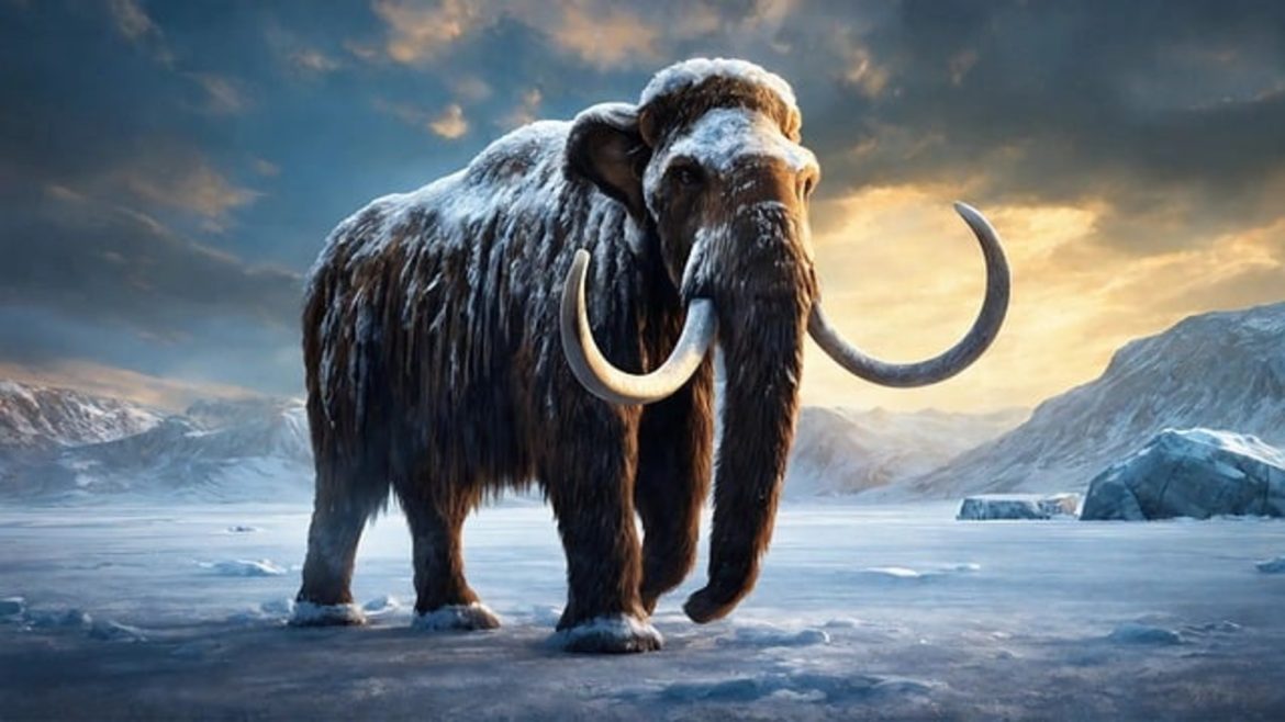 AI-generated Wooly Mammoth