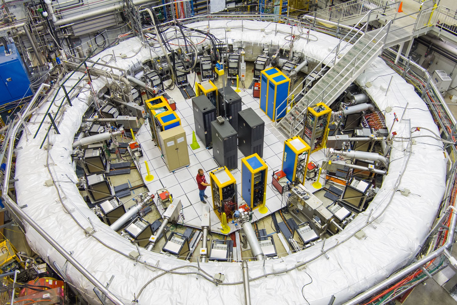 Fermilab particle accelerator facility conducting the Muon g-2 experiment 