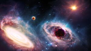 Supernova space galaxy explosion